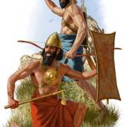 Hammurabic warrior and Akkadian Archer