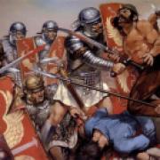 Legionarios en combate, Segunda Guerra Dacia, c. 105 d.C.