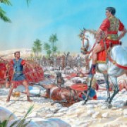 The battle of Ruspina ( January 4, 46 BC )