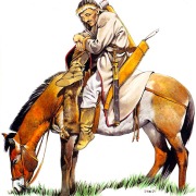 Hun horse archer, fifth century